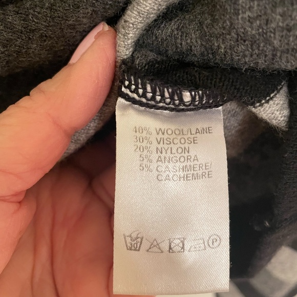 Marc O' Polo stripe sweater made in Turkey wool/viscose/ Angora/cashmere medium - Picture 3 of 6